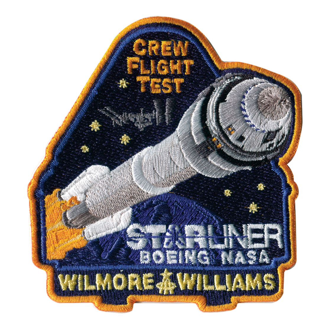 Starliner CFT Embroidered Mission Patch