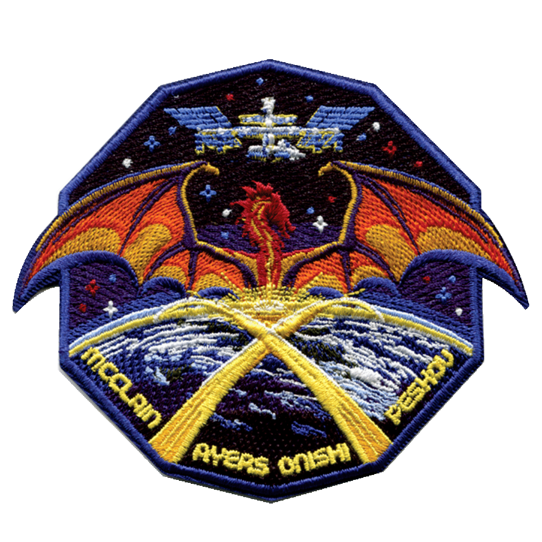 SpaceX Crew 10 Official Embroidered Mission Patch
