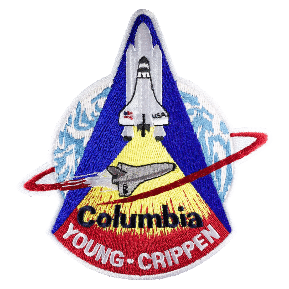 STS-1 Official Embroidered Mission Patch