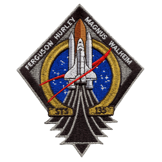 STS-135 Official Embroidered Mission Patch