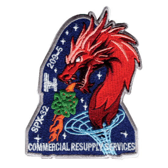 SpaceX CRS-32 Embroidered Mission Patch